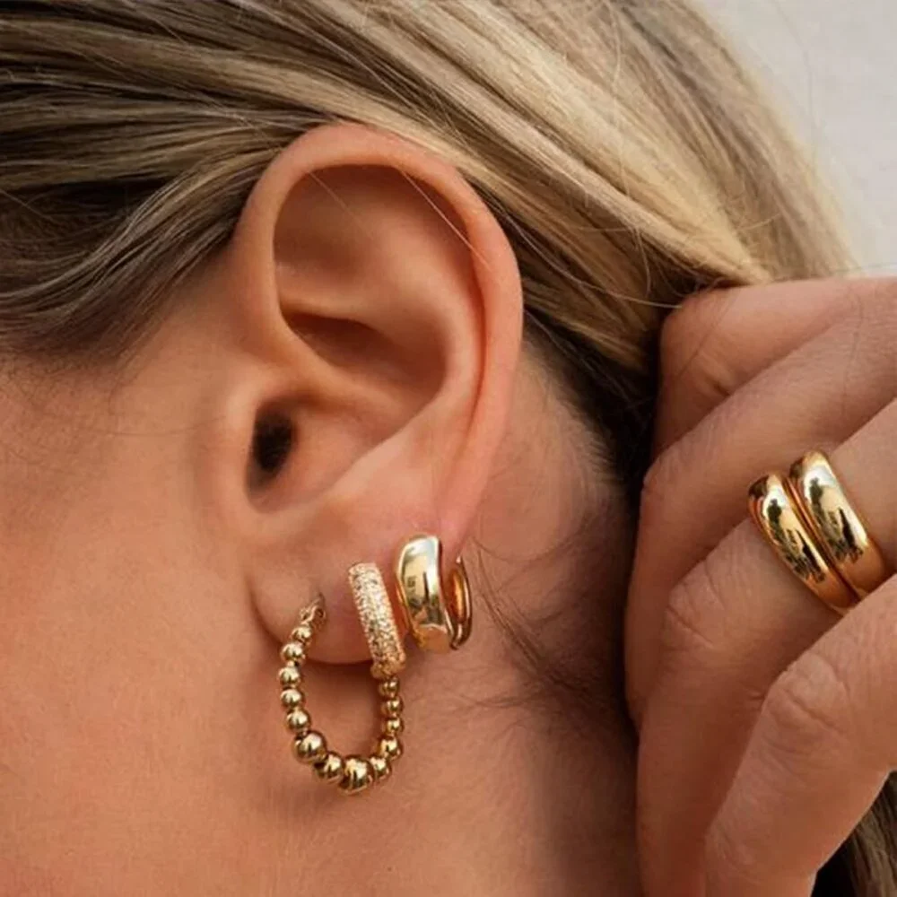 N/A 【hoop earrings